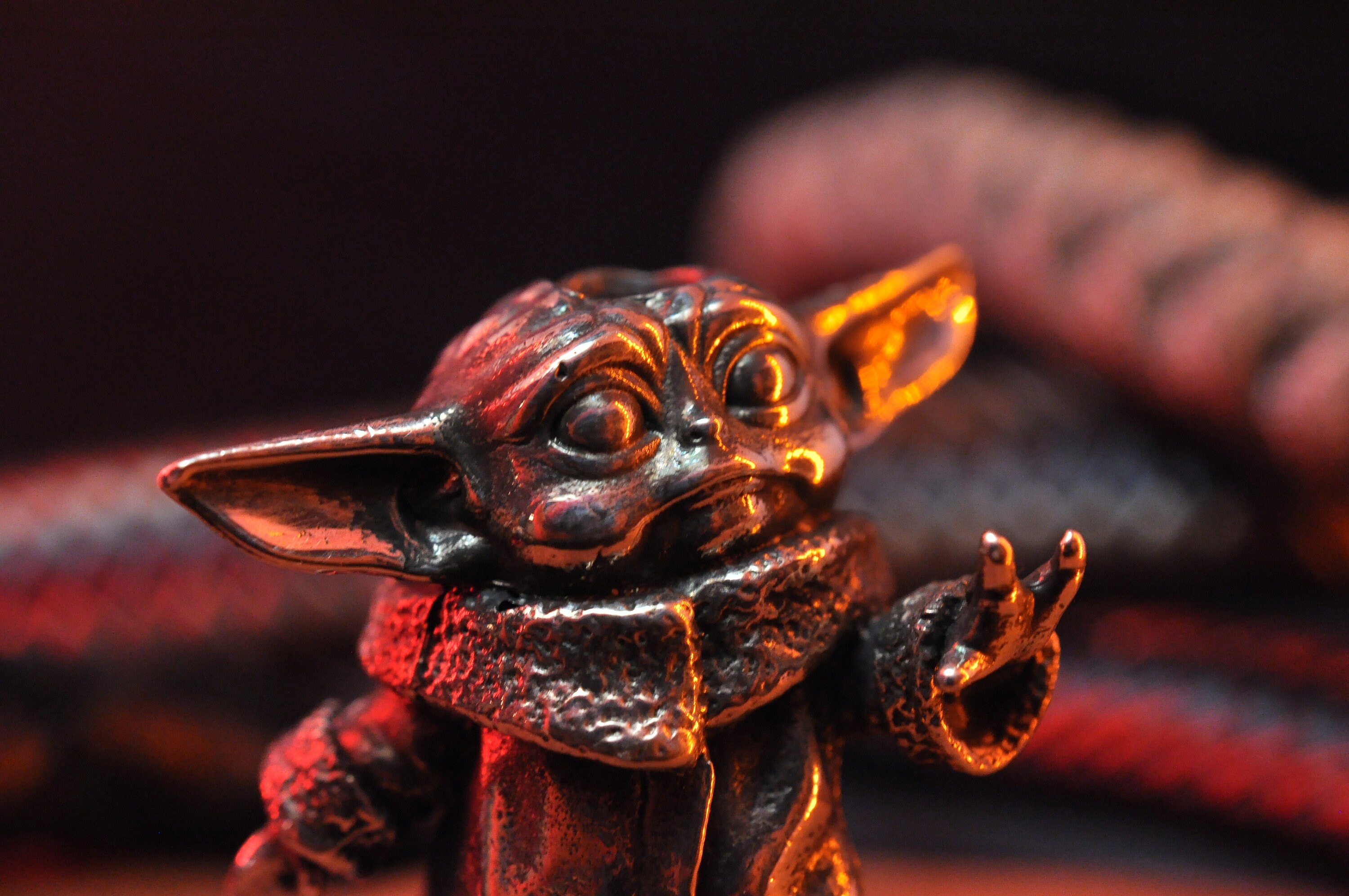 Paracord Baby Yoda Knife Lanyard Mandalorian Bead EDC Bronze Etsy