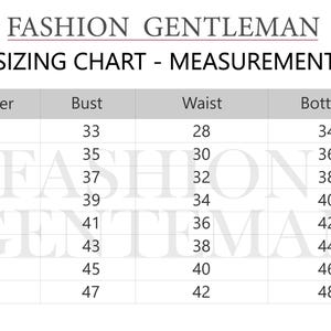 May include: A women's sizing chart with measurements in inches. The chart shows sizes XS through 4XL with corresponding measurements for across shoulder, bust, waist, bottom, and sleeve length.