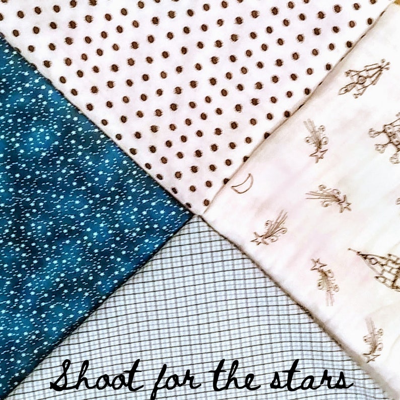 Baby Boy and Baby Girl Bandana Bib and Burp Cloth Gift Set