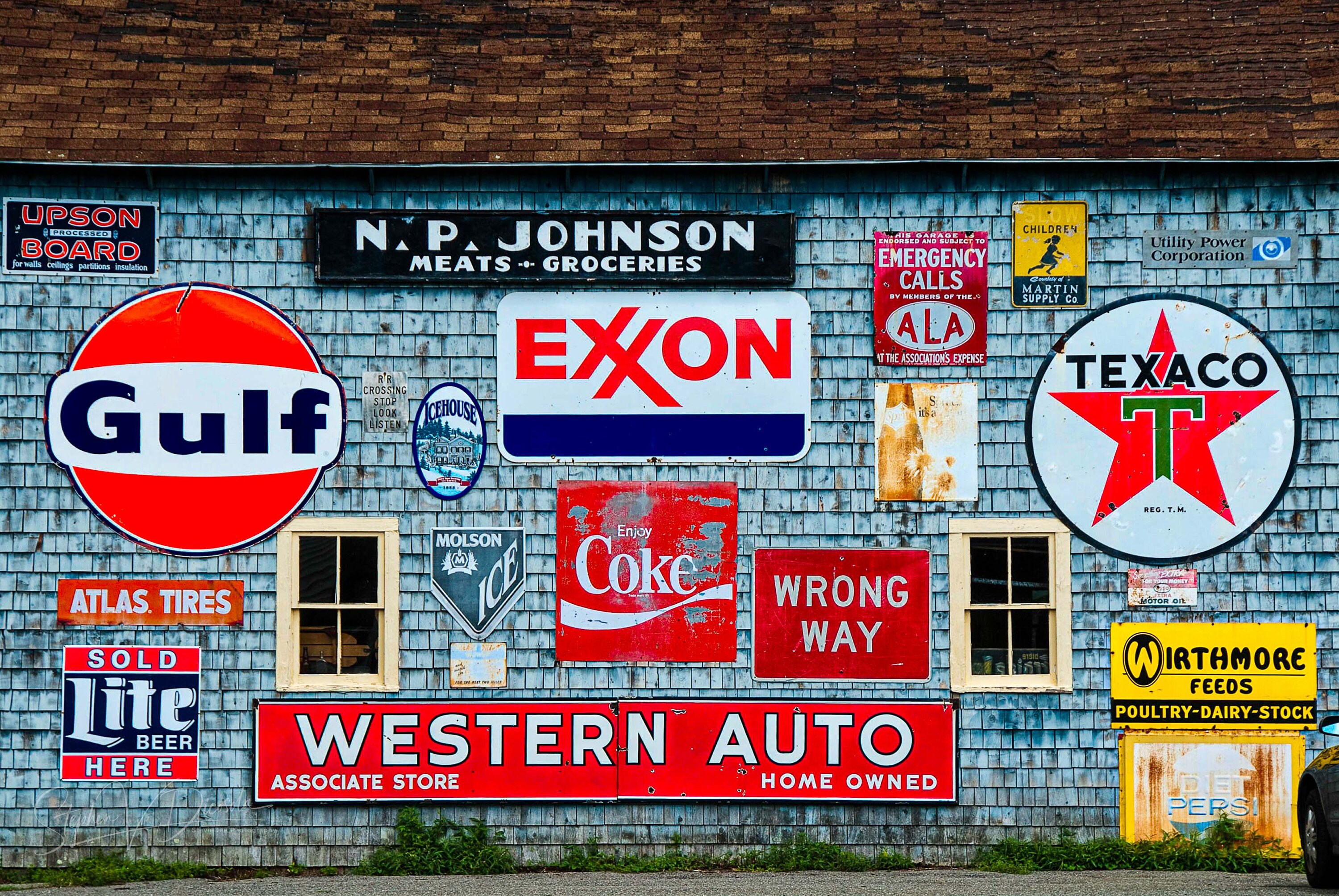 Auto Barn Sign Barn Advertising Signs