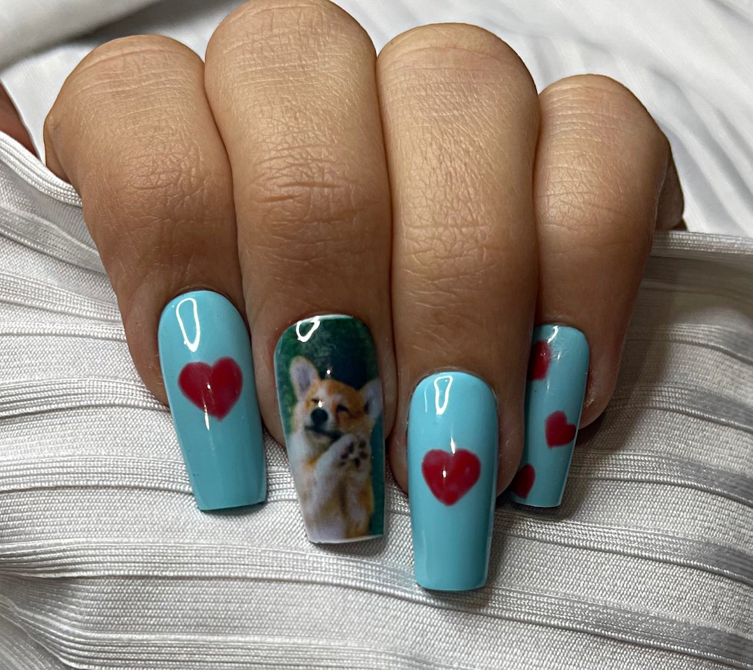 Nail Printer Nails/ Custom Picture Nails - Etsy