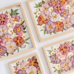 Wedding Bouquet Preservation Frame | Full Design Style | Pressed Flowers, Bridal Keepsake, Memorial Piece, Custom Floral Art