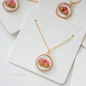 Customized Floral Pendant Necklace | Funeral Flower Preservation | Bridal Bouquet | Wedding Flowers | Preserve Your Flowers Forever