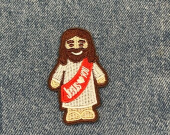 Jesus iron or sew on patch