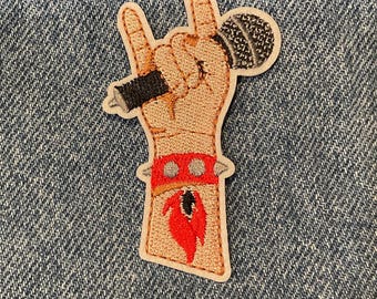 Rock and Roll iron or sew on patch