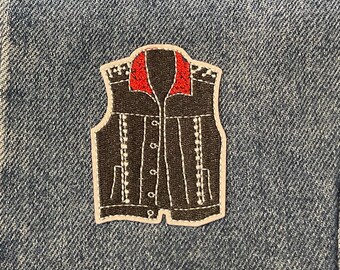 Vest iron or sew on patch