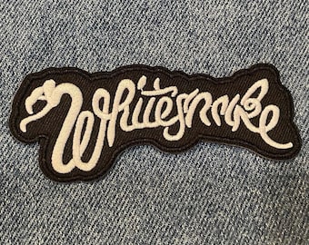 Whitesnake iron or sew on patch