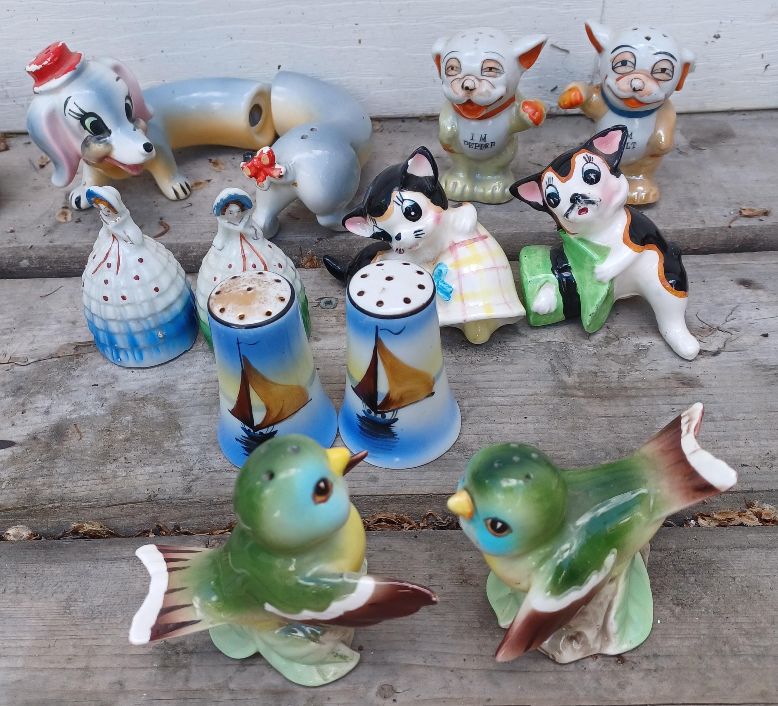 Vintage 50s Salt and Pepper - Etsy