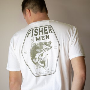 Fisher of Men Christian Shirt | Christian Apparel | Christian Shirt for Men | Christian Tshirt | Fishing Shirt | Fisherman Shirt