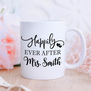 Happily Ever After Mug| Engagement Gift for Bride | Bridal Shower Gift
