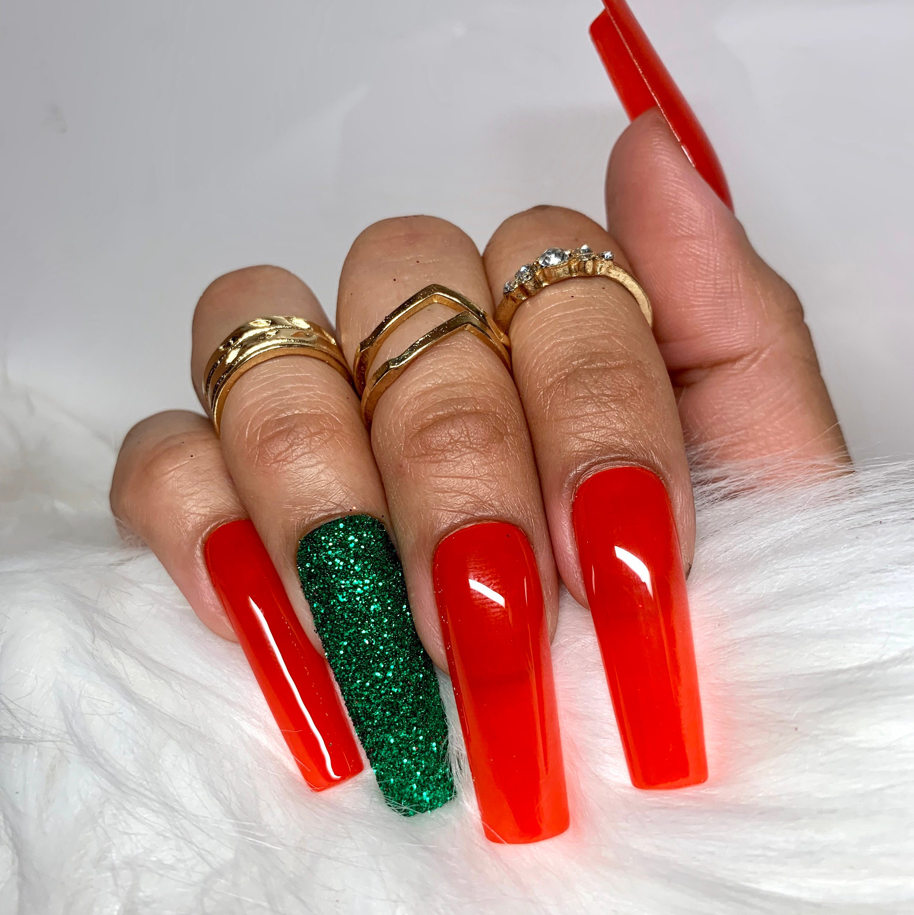 Glitter Hot Glue Sticks - Glitter Red, Green, Silver and Gold