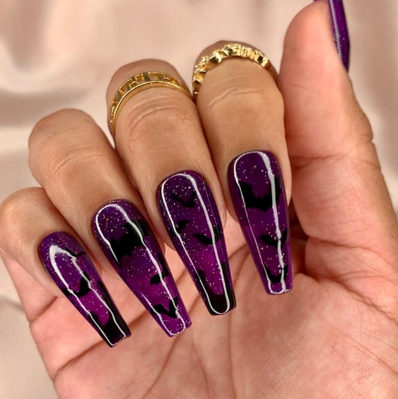 63 Purple Manicure Ideas for Acrylic Nails