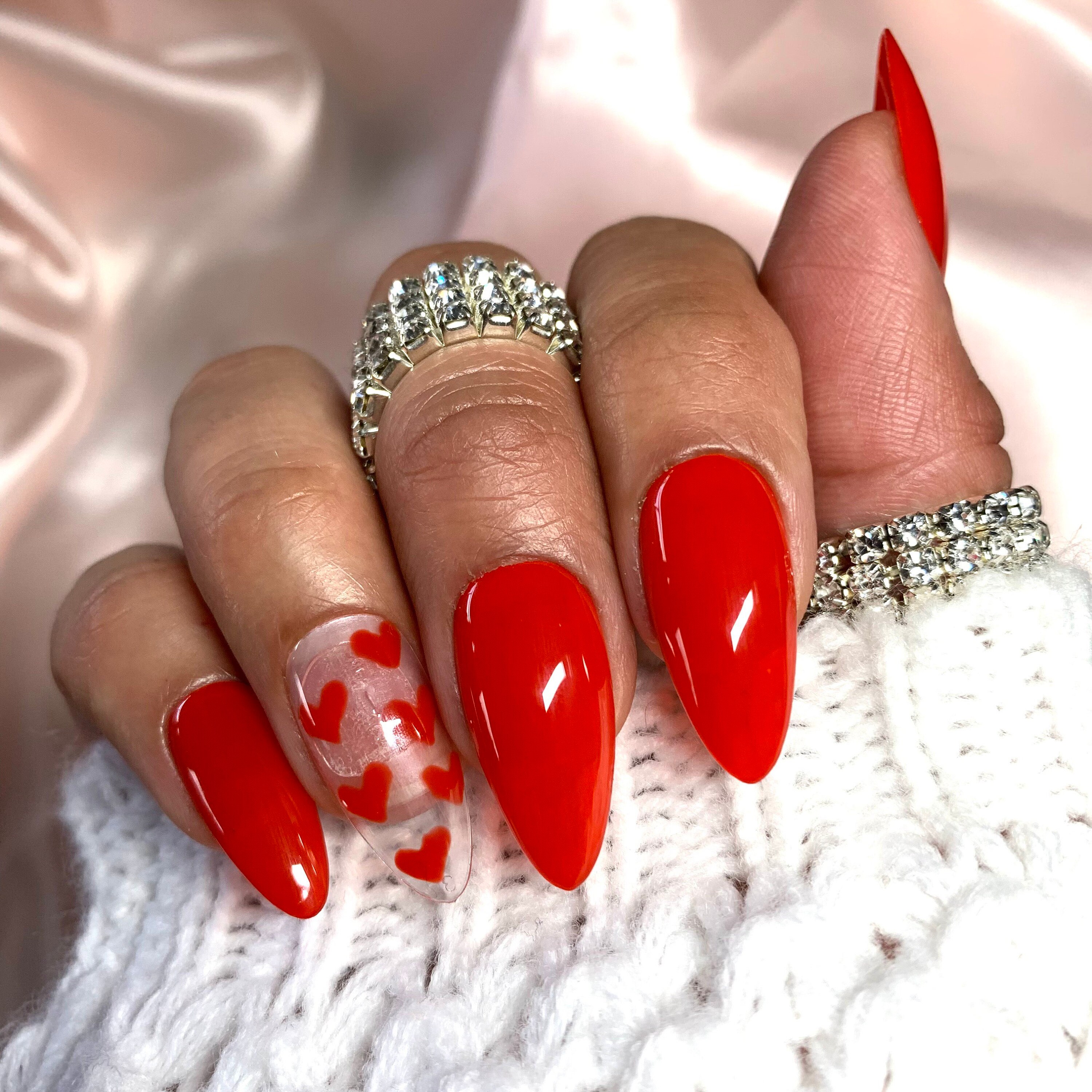 Red ballerina nails deals