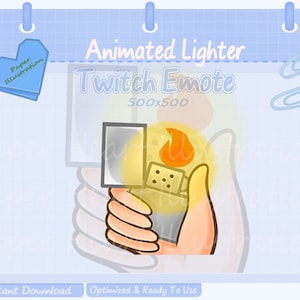 Animated Lighter Emote for Twitch and Discord