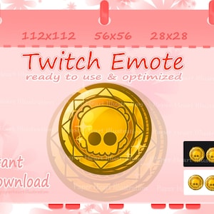 Pirates Coin/ Channel Points Emote for Twitch and Discord