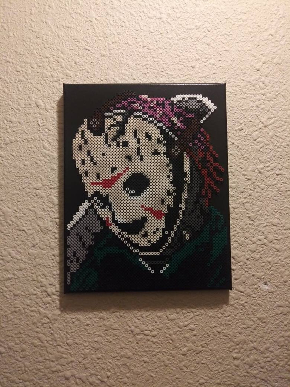 Jason Voorhees Perler Bead Wall Art 11x14 Etsy
