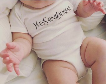 saint laurent baby clothes