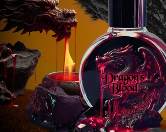 Dragon's Blood⎮Natural Perfume⎮Unisex Woody Spice Blood Orange Clove Rose Santal Blood Cedarwood Hyraceum Red Sandalwood Incense Tonka Myrrh