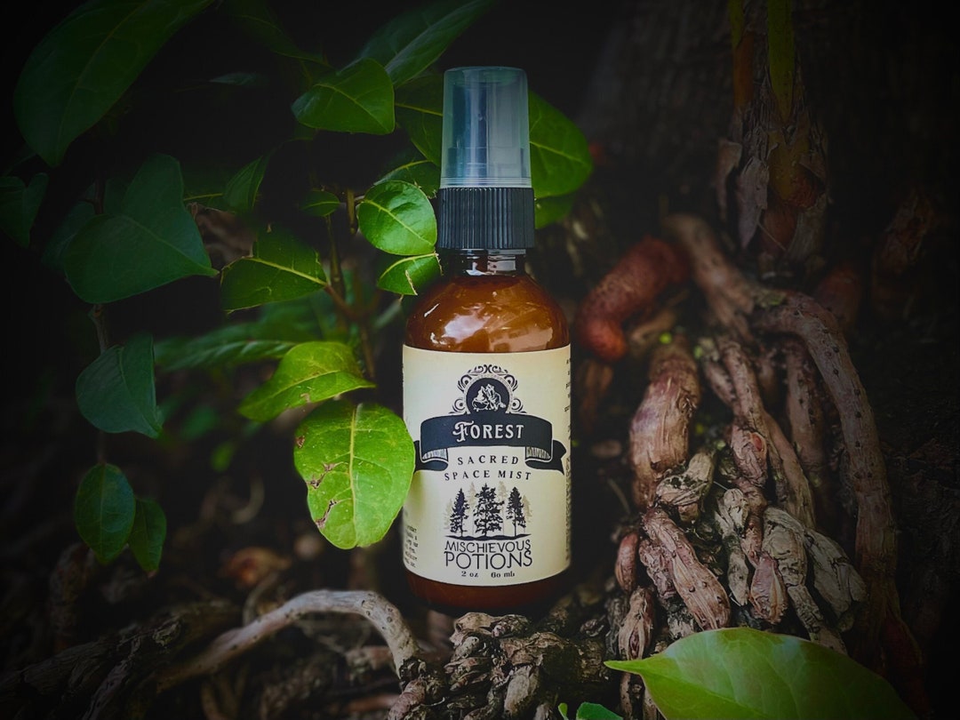 Forest Mistnatural Fragrance Body Splash Unisex Cologne Room Spray Meditation Mist Witchy Forest