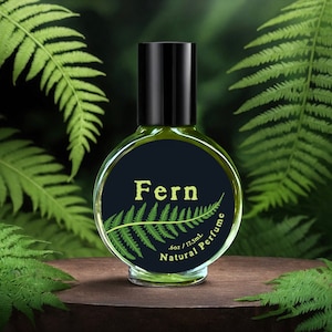 Fern⎮Unisex Vegan Natural Perfume⎮Aromatic Fougere Green⎮Agrestic Herbaceous Woody Grassy Mint⎮Dry Spicy Coumarin Vetiver⎮Fresh Clean Bright