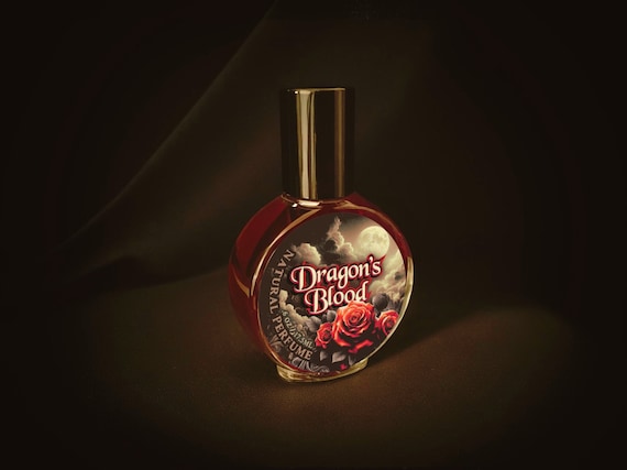 Dragon’s Blood⎮Unisex Natural Perfume⎮Oriental Woody Balsamic⎮Amber Spicy Incense⎮Blood Orange Rose Cedar⎮Hyraceum Sandalwood Tonka Myrrh