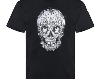 Sugar Skull TShirt Dia De Los Muertos Calavera Spiderweb Skull Day of The Dead Sugar Skull Shirts by Casita De Los Muertos