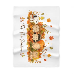 Peanuts Tis The Season Baby Fleece Deken — Gezellige herfstdeken voor peuters