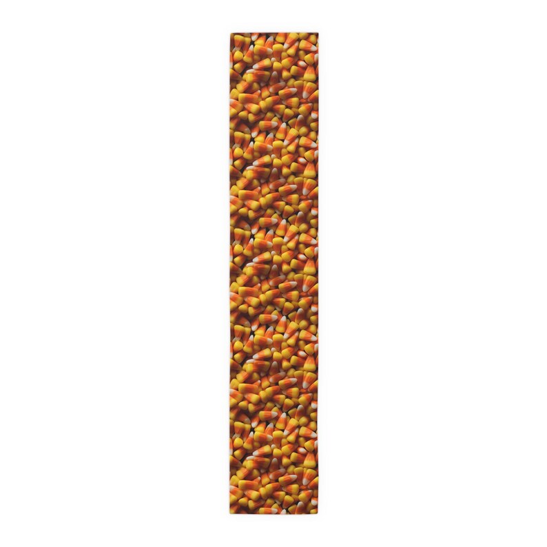 Tafelloper met snoepmaïspatroon — Halloween herfstdecoratie afbeelding 6