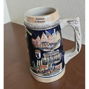 Vintage Oktoberfest Beer Stein German Cities