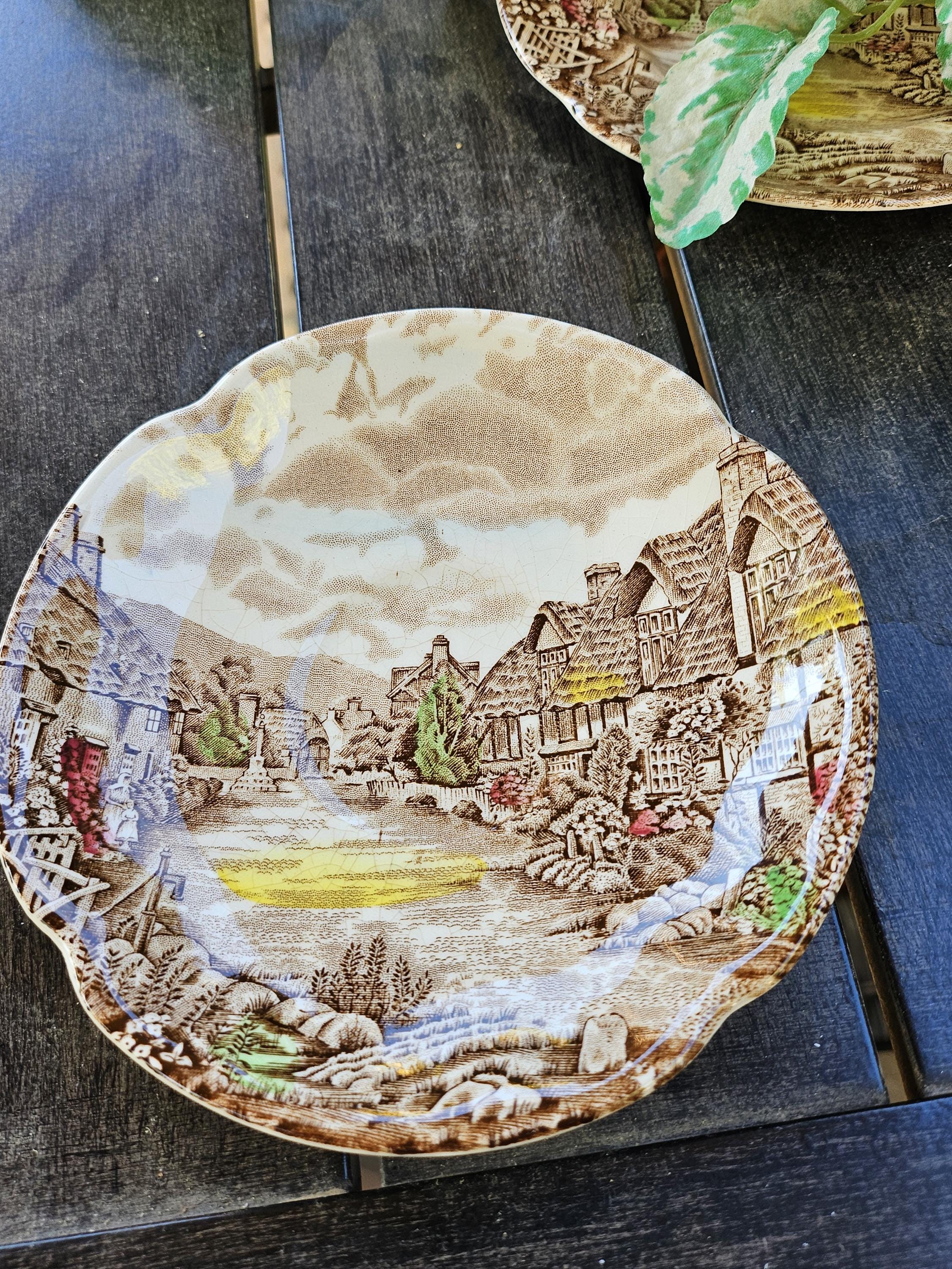 Johnson Brothers Olde English Countryside Tea Cup and Saucer Trio