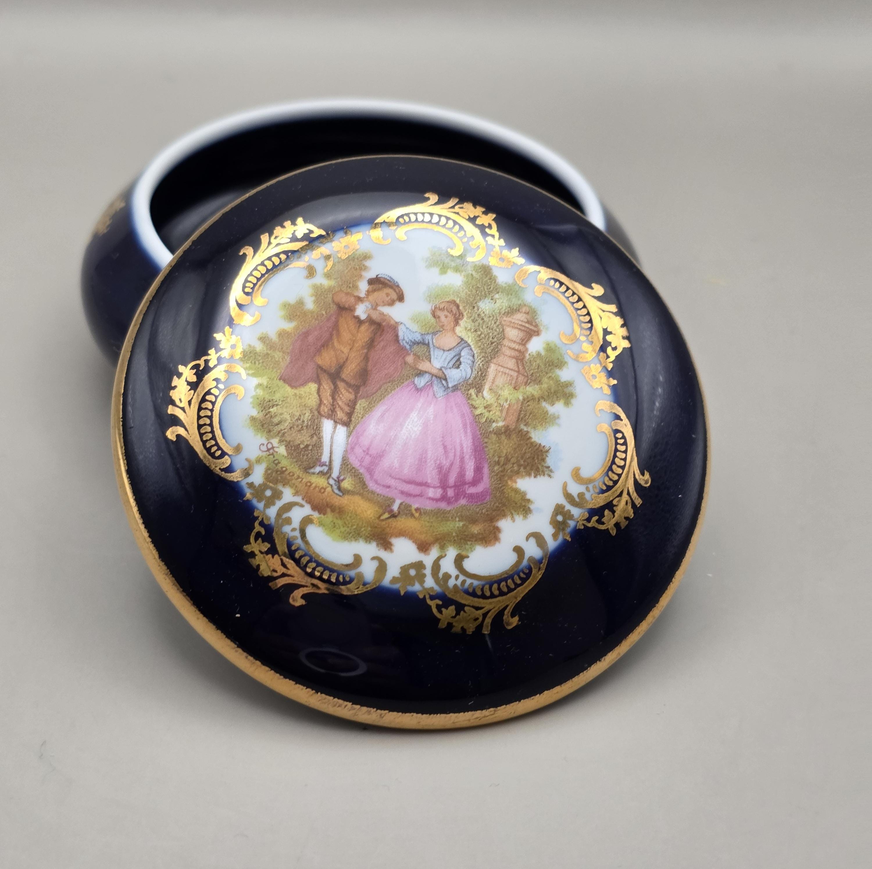 Blue Cobalt Limoges - Etsy