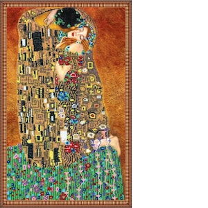 Beaded Embroidery Kit by Abris Art - THE KISS.