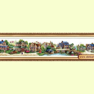Ukrainian Cross Stitch Kit By Abris Art - FAIRYTALE TOWN