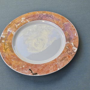 Villeroy & Boch SIENA Rose Pink Marbled Salad Plate