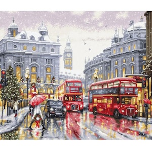 Cross Stitch Kit By Luca-S  GOLD  COLLECTION - LONDON