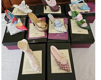 Vintage Just the Right Shoe Raine - Blue Promenade Victoria