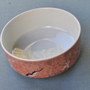 Villeroy & Boch SIENA Rose Pink Marbled Soup / Cereal Bowl