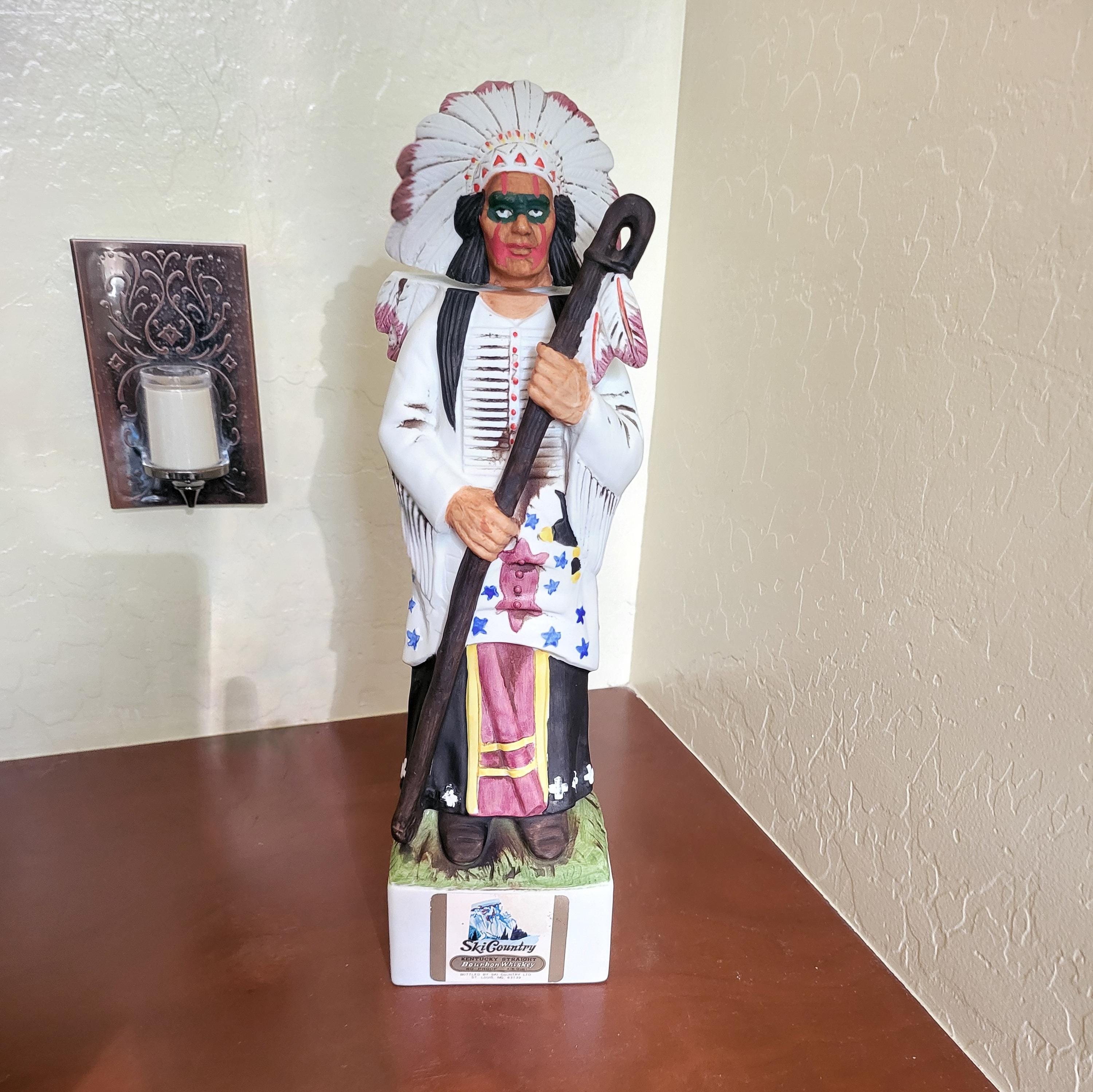 Ski Country Indian Decanters - Etsy