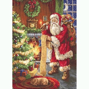 Gobelin/Petite Point Santa Claus by Luca-S G578