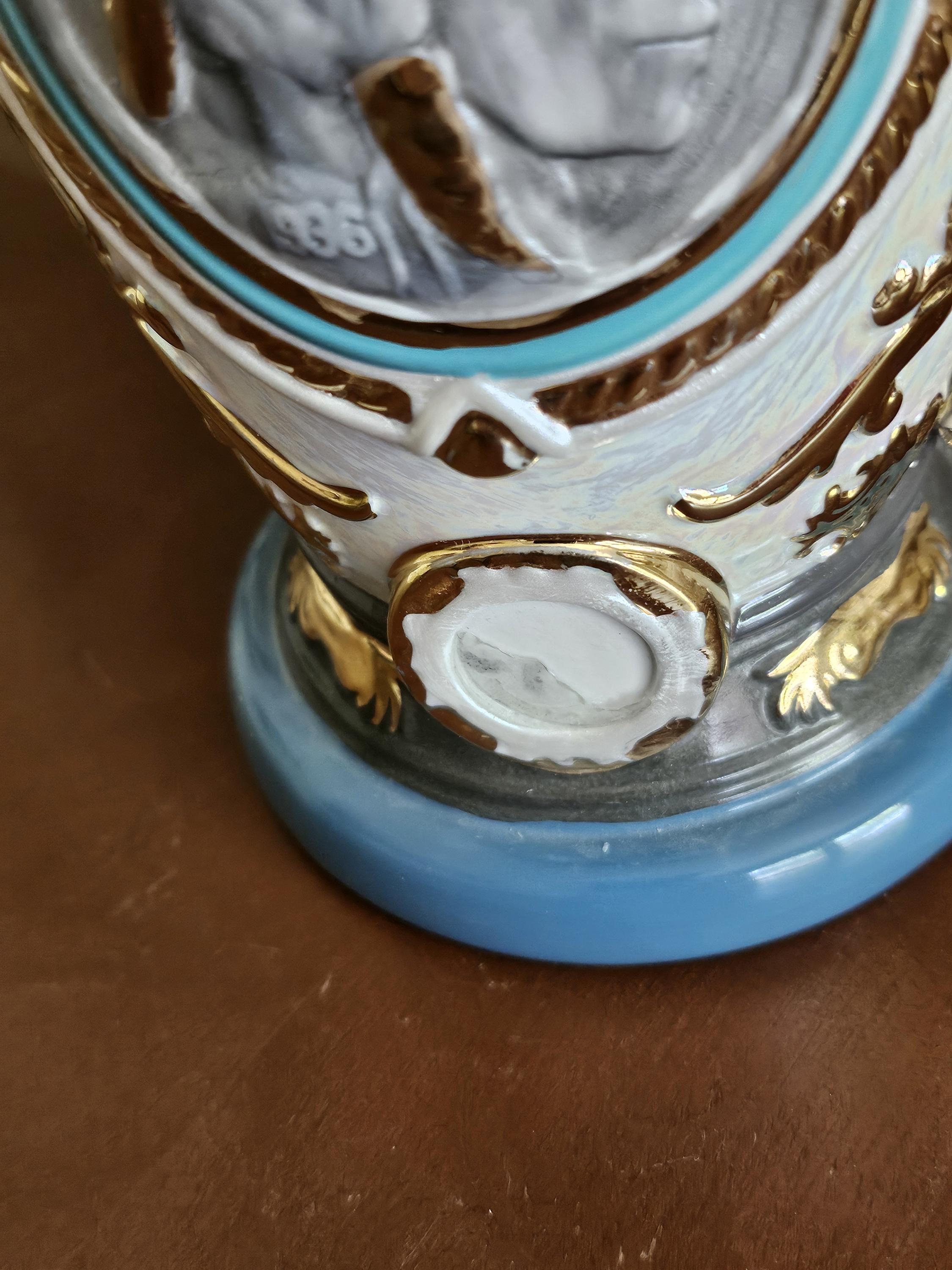 Vintage Bradford Exchange Indian Head Buffalo Nickel Stein: Native