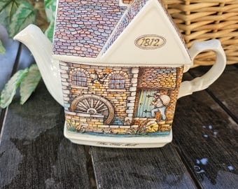 Vintage Sadler "The Old Mill" Teapot - English Country Houses Collection