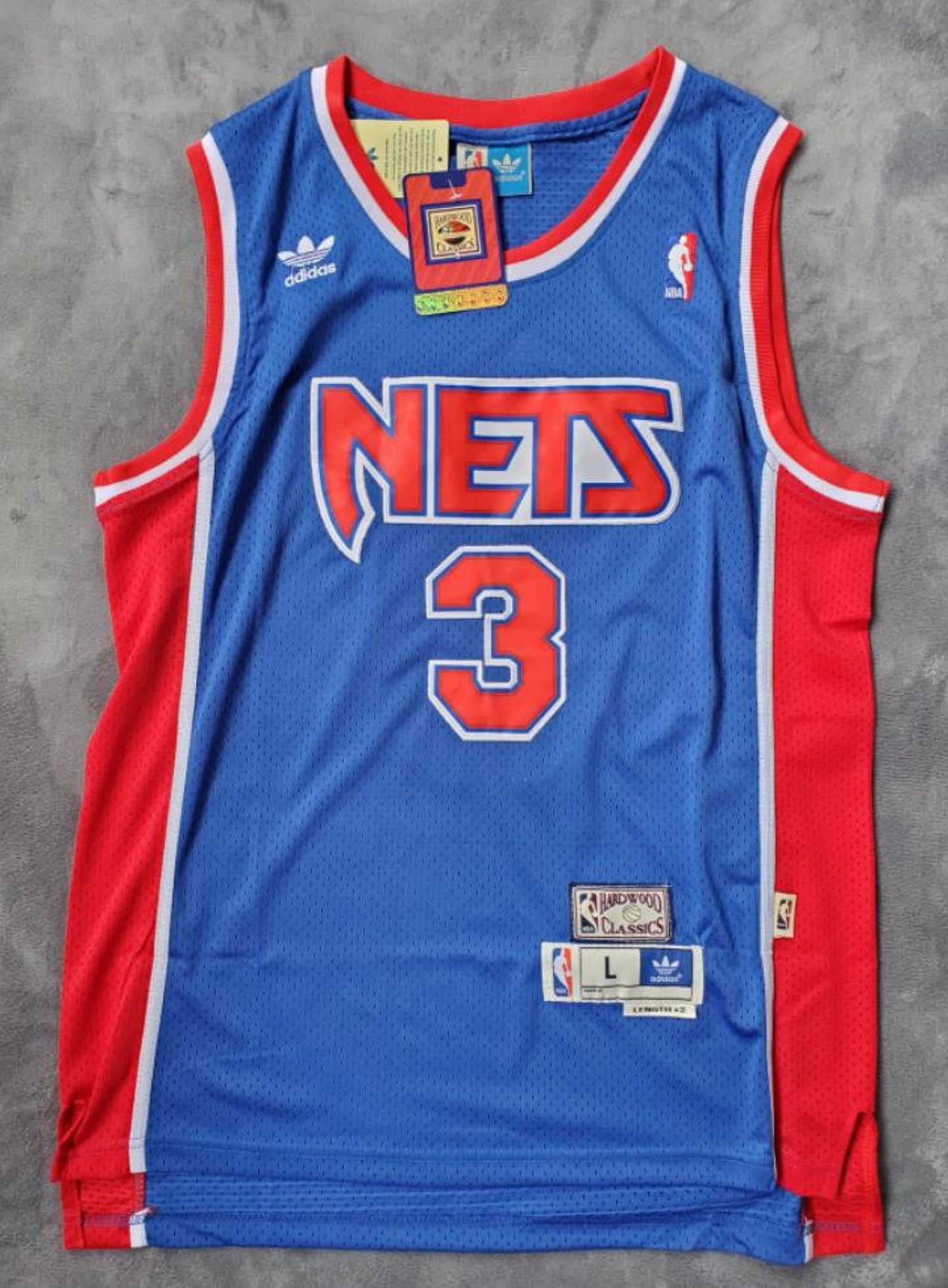 Maillot de basket 3 Drazen Petrovic Jersey Nets Etsy