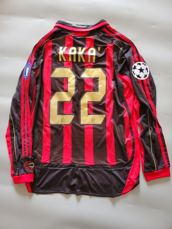 Vintage Soccer Jersey Ac Milan 2006 2007 Home 22 Kaka Jersey Etsy