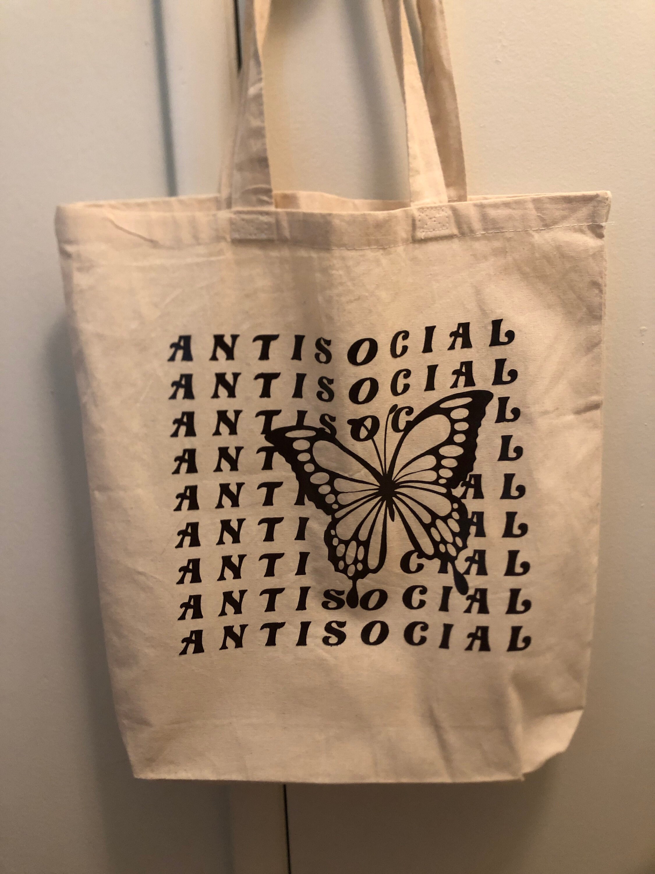 Butterfly Tote Bag Etsy