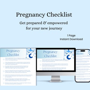 Schwangerschafts-Checkliste, Schwangerschaftsplanung, Schwangerschaft To-Do-Liste, Schwangerschaft druckbare Liste, neue Eltern, Schwangerschaft, druckbare Checkliste, 1