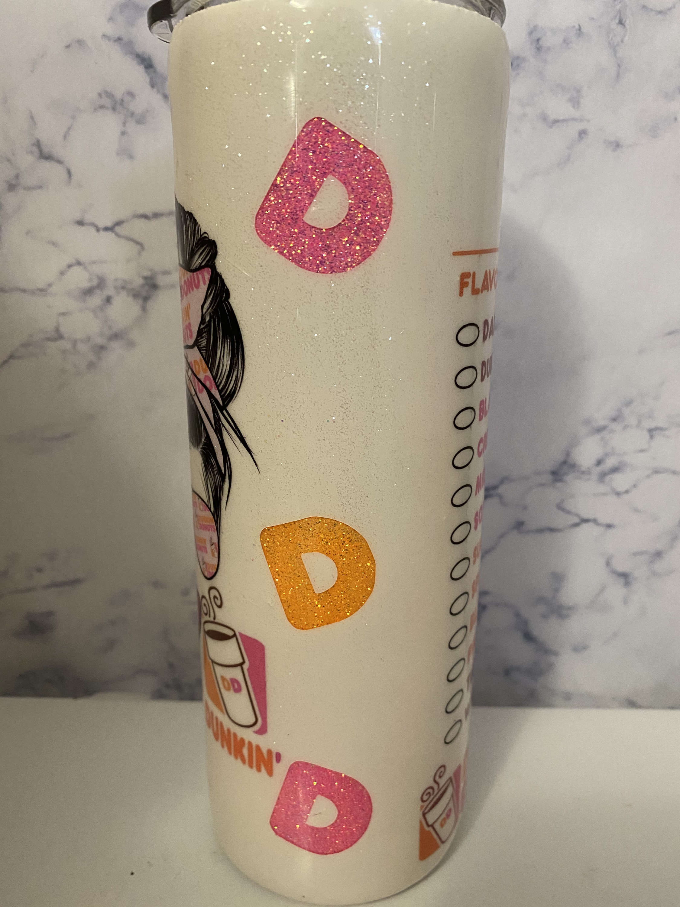 Dunkin Donuts Inspired Tumbler Etsy