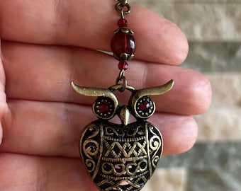 Owl Bookmark – Vintage Bronze Dark Academia Gift for Book Lovers and Fantasy Readers