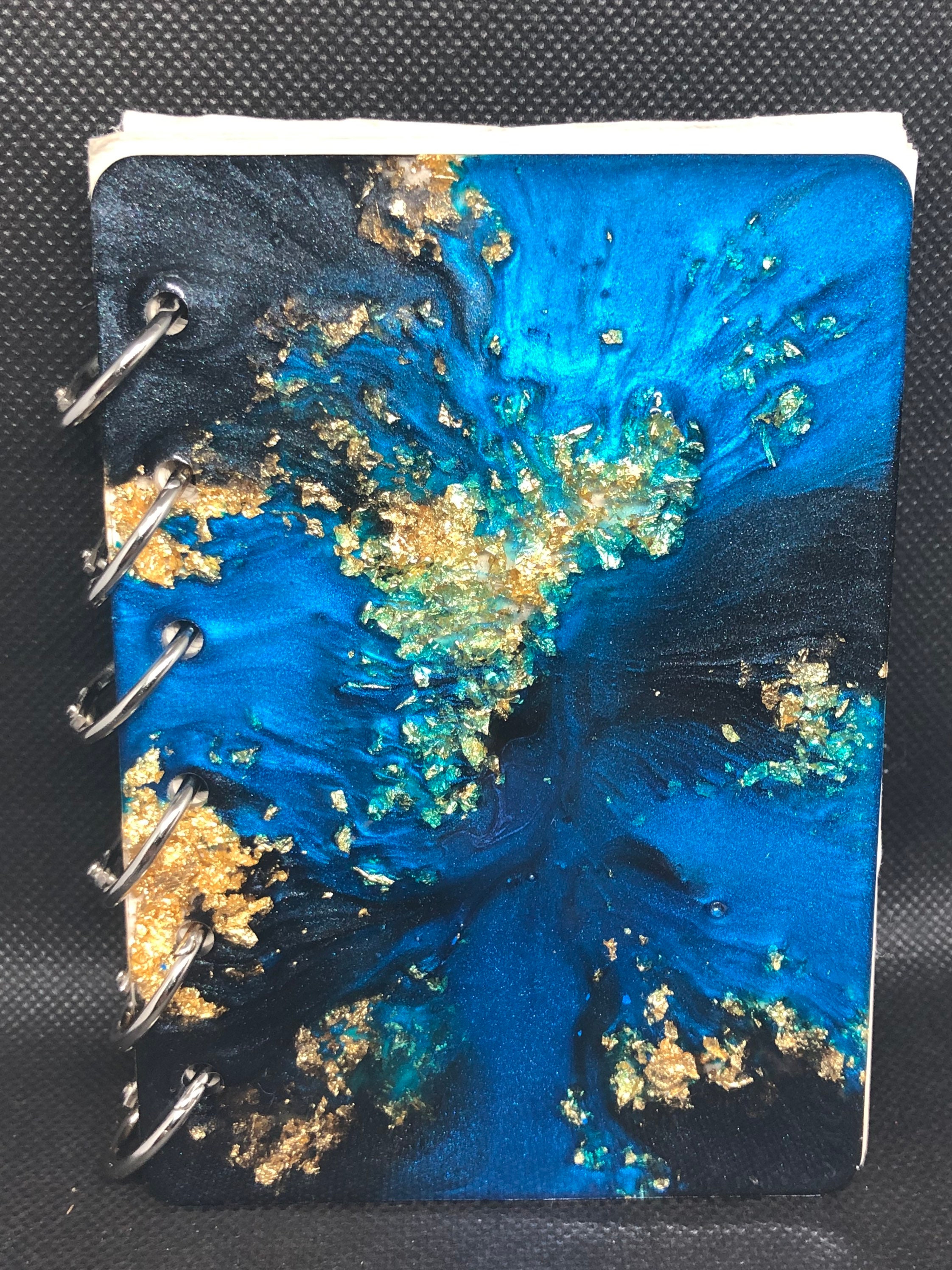 15 page resin notebook with handmade pages Etsy