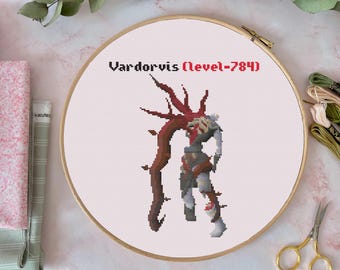 OSRS Vardorvis Cross Stitch Pattern / Instant PDF Download