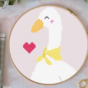 Untitled Goose Cross Stitch Pattern / Instant PDF Download